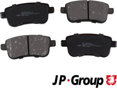 JP Group 4363700210 - Тормозные колодки, дисковые, комплект autosila-amz.com