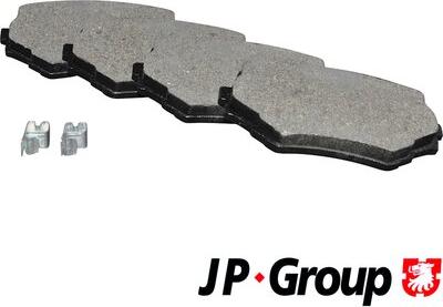JP Group 4763600410 - Тормозные колодки, дисковые, комплект autosila-amz.com