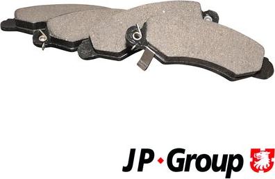 JP Group 4763600610 - Тормозные колодки, дисковые, комплект autosila-amz.com