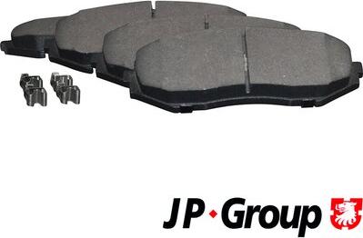 JP Group 4763601110 - Тормозные колодки, дисковые, комплект autosila-amz.com