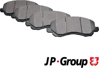 JP Group 5063600910 - Тормозные колодки, дисковые, комплект autosila-amz.com