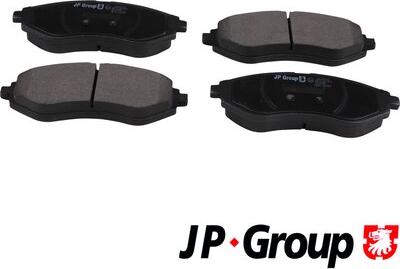 JP Group 6363603210 - Тормозные колодки, дисковые, комплект autosila-amz.com