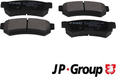 JP Group 6363700110 - Тормозные колодки, дисковые, комплект autosila-amz.com