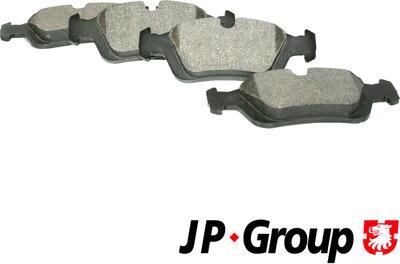 JP Group 1463600610 - Тормозные колодки, дисковые, комплект autosila-amz.com