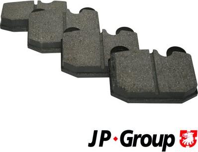 JP Group 1463600110 - Тормозные колодки, дисковые, комплект autosila-amz.com