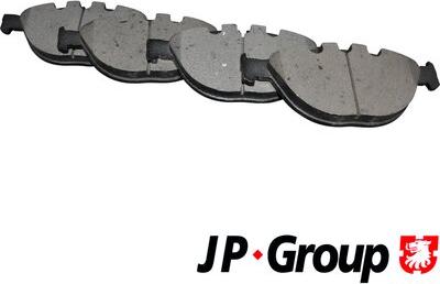 JP Group 1463601910 - Тормозные колодки, дисковые, комплект autosila-amz.com