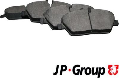 JP Group 1463601210 - Тормозные колодки, дисковые, комплект autosila-amz.com