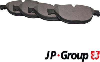 JP Group 1463602810 - Тормозные колодки, дисковые, комплект autosila-amz.com