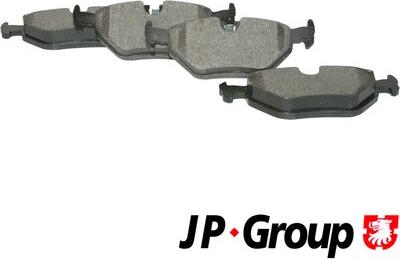 JP Group 1463700210 - Тормозные колодки, дисковые, комплект autosila-amz.com