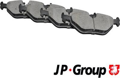 JP Group 1463701410 - Тормозные колодки, дисковые, комплект autosila-amz.com