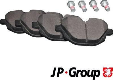 JP Group 1463701610 - Тормозные колодки, дисковые, комплект autosila-amz.com
