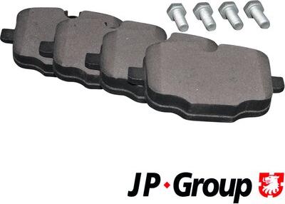 JP Group 1463701710 - Тормозные колодки, дисковые, комплект autosila-amz.com