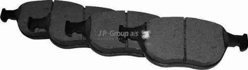 JP Group 1563604310 - Тормозные колодки, дисковые, комплект autosila-amz.com