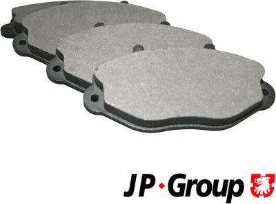 JP Group 1563600410 - Тормозные колодки, дисковые, комплект autosila-amz.com