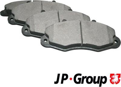 JP Group 1563600510 - Тормозные колодки, дисковые, комплект autosila-amz.com