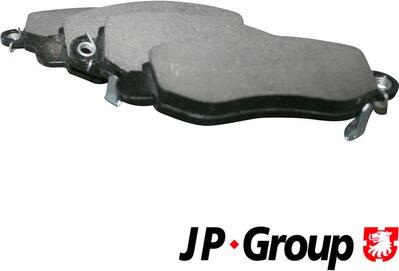 JP Group 1563600610 - Тормозные колодки, дисковые, комплект autosila-amz.com