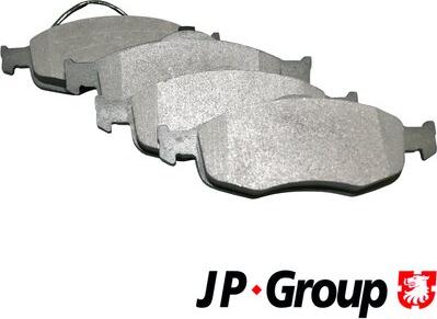 JP Group 1563601210 - Тормозные колодки, дисковые, комплект autosila-amz.com