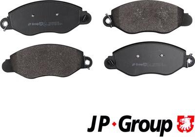 JP Group 1563603110 - Тормозные колодки, дисковые, комплект autosila-amz.com