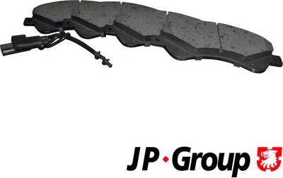 JP Group 1563603310 - Тормозные колодки, дисковые, комплект autosila-amz.com