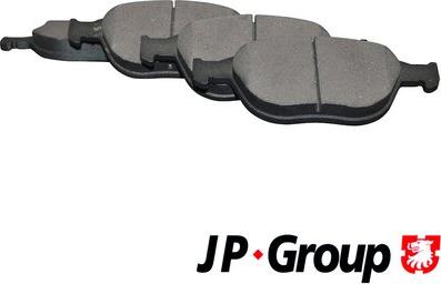 JP Group 1563602310 - Тормозные колодки, дисковые, комплект autosila-amz.com