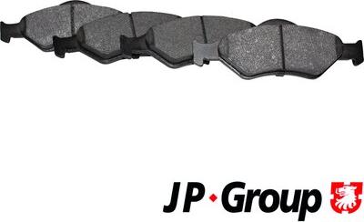 JP Group 1563602210 - Тормозные колодки, дисковые, комплект autosila-amz.com