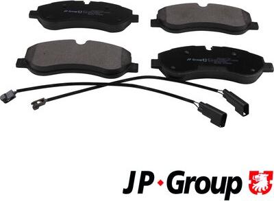 JP Group 1563607710 - Тормозные колодки, дисковые, комплект autosila-amz.com