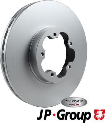 JP Group 1563104100 - Тормозной диск autosila-amz.com