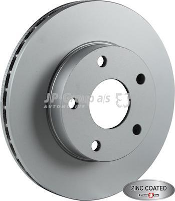 JP Group 1563105500 - Тормозной диск autosila-amz.com