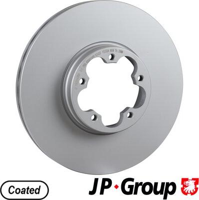 JP Group 1563106300 - Тормозной диск autosila-amz.com