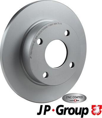 JP Group 1563103700 - Тормозной диск autosila-amz.com