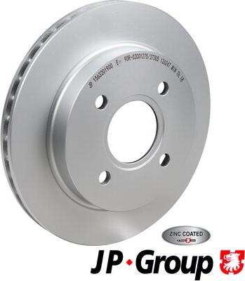 JP Group 1563201900 - Тормозной диск autosila-amz.com