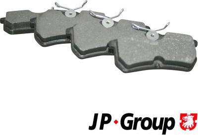 JP Group 1563700410 - Тормозные колодки, дисковые, комплект autosila-amz.com