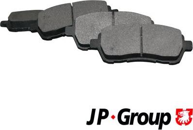 JP Group 1563700610 - Тормозные колодки, дисковые, комплект autosila-amz.com
