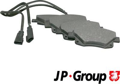 JP Group 1563700110 - Тормозные колодки, дисковые, комплект autosila-amz.com