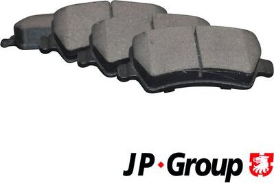 JP Group 1563700810 - Тормозные колодки, дисковые, комплект autosila-amz.com