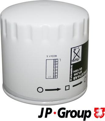 JP Group 1518500100 - Масляный фильтр autosila-amz.com
