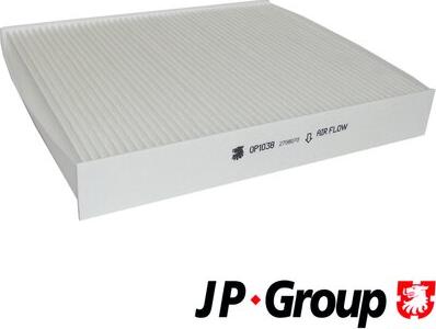 JP Group 1528100500 - Фильтр воздуха в салоне autosila-amz.com