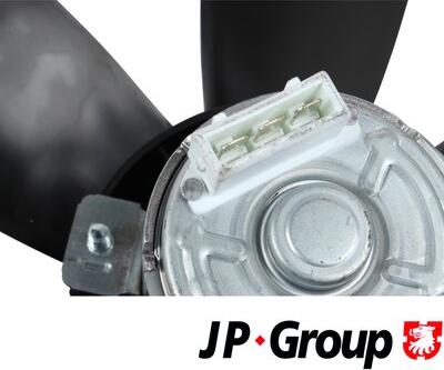 JP Group 1199100200 - Вентилятор радиатора VAG 100/80/90/GOLF I/GOLF II/JETTA/PASSAT/POLO 100/60W 280mm autosila-amz.com