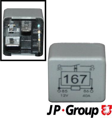JP Group 1199206900 - Реле, топливный насос autosila-amz.com
