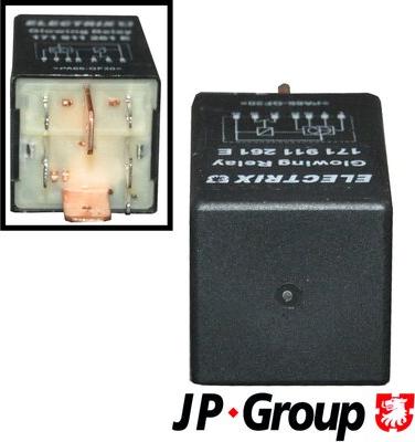 JP Group 1199206600 - Реле, система накаливания autosila-amz.com