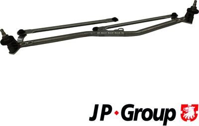 JP Group 1198101800 - Трапеция стеклоочистителя MB Sprinter 06-,VW Crafter переднего без мотора JP GROUP autosila-amz.com