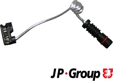 JP Group 1197300400 - Сигнализатор, износ тормозных колодок autosila-amz.com