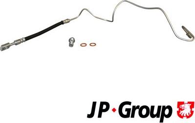 JP Group 1161500280 - Шланг торм.AUDI A3 (8L1) 1.6 (2000/08-2003/05), AUDI A3 (8L1) 1.6 (1996/09-2003/05), autosila-amz.com