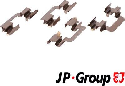 JP Group 1163650710 - Комплектующие для колодок дискового тормоза autosila-amz.com