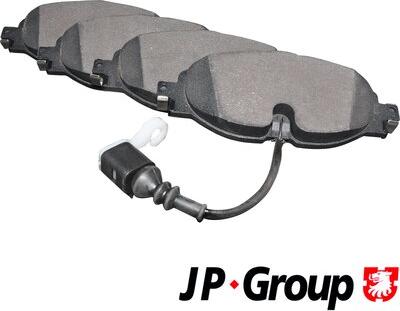 JP Group 1163609510 - Тормозные колодки, дисковые, комплект autosila-amz.com