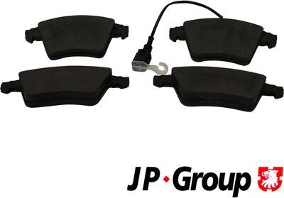 JP Group 1163609010 - Тормозные колодки, дисковые, комплект autosila-amz.com