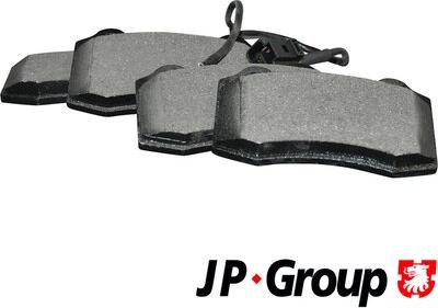 JP Group 1163609210 - Тормозные колодки, дисковые, комплект autosila-amz.com