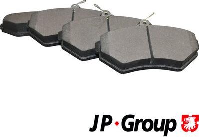 JP Group 1163604910 - Тормозные колодки, дисковые, комплект autosila-amz.com