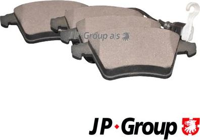 JP Group 1163604010 - Тормозные колодки, дисковые, комплект autosila-amz.com