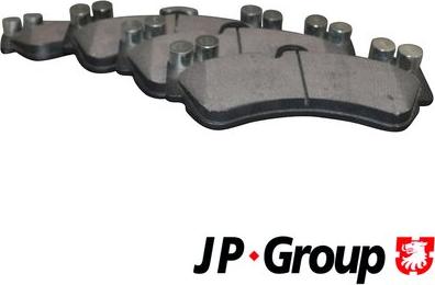 JP Group 1163604110 - Тормозные колодки, дисковые, комплект autosila-amz.com